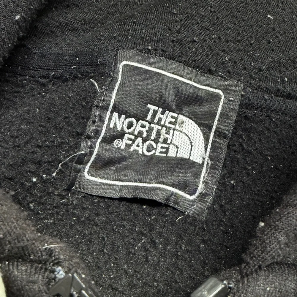 The North Face Full Zip Hoodie Mens XL Black Embroidered Logo Sweatshirt Outdoor